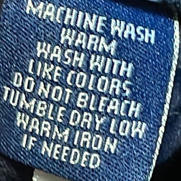 Chaps dark blue crop jeans size 14 - Picture 10 of 12